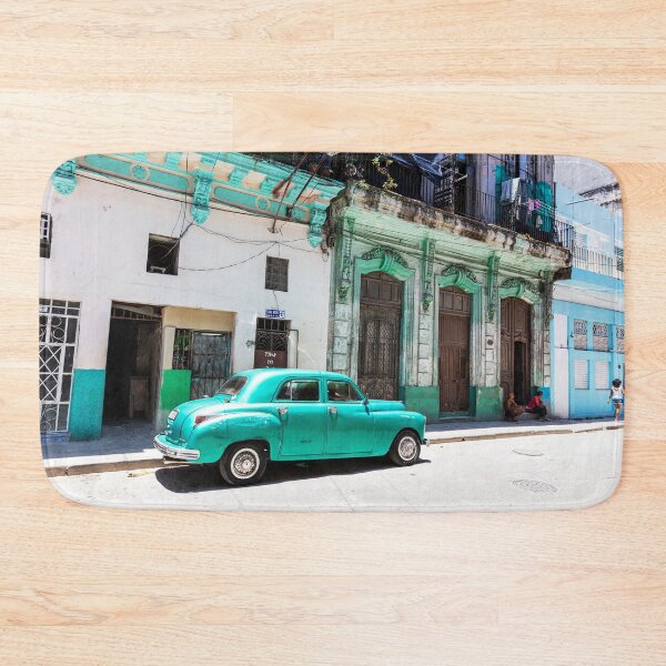 Item preview, Green Cuban Car In Havana, Cuba designed and sold by Paul Thompson Photography.