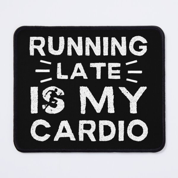 Item preview, Running Late Is My Cardio Male Jogger designed and sold by to-esu.