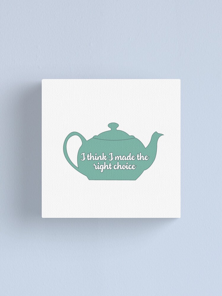 "Jim and Pam Teapot" Canvas Print by avazquez Redbubble