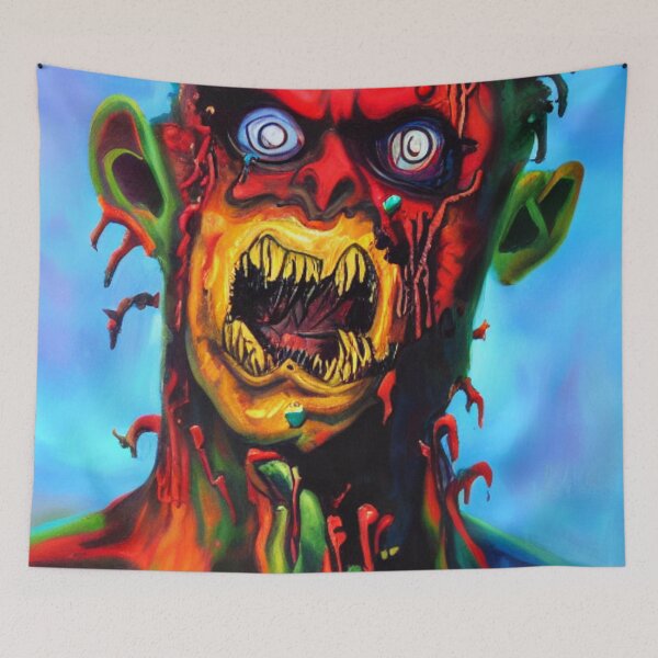 Item preview, Psycho Madness - Red Zombie designed and sold by PsychoMadness.
