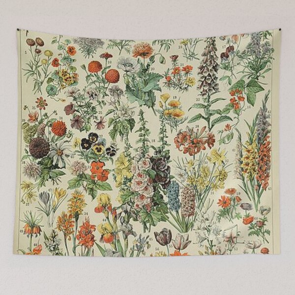 Artikelvorschau,  Fleurs (Blumen) von Adolphe Millot entworfen und verkauft von tomorrowsart.