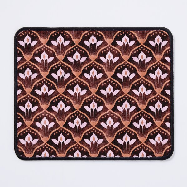 Item preview, Terracotta Arabic Vintage Wallpaper Pattern designed and sold by thisisallahoax.