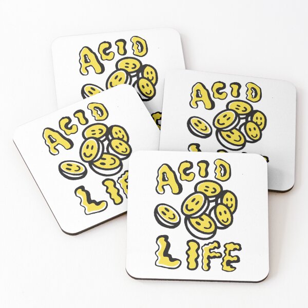 Item preview, Acid life acid happy face happy art cool life  designed and sold by Tropical Blood.