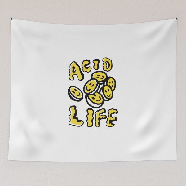 Item preview, Acid life acid happy face happy art cool life  designed and sold by Tropical Blood.