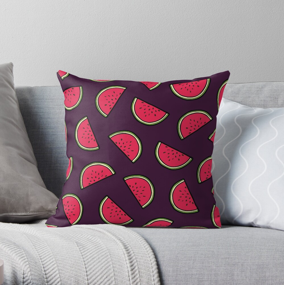 Watermelon Pattern Throw Pillow