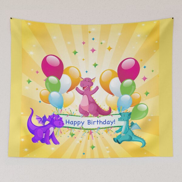 Item preview, Happy Birthday Dragons designed and sold by Jean Plout.