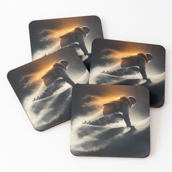 Item preview, Snowboarding Action designed and sold by LukeAiWalker.