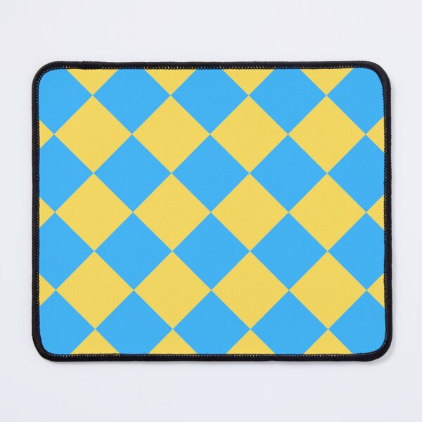 Item preview, Yellow and Blue Checkered Pattern designed and sold by Blertz.