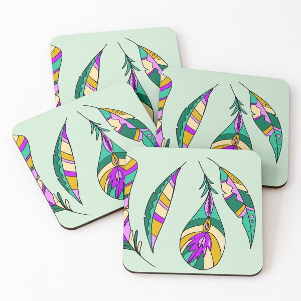 Item preview, Feather Collection - Sorbet designed and sold by Cara Bailey Studios.
