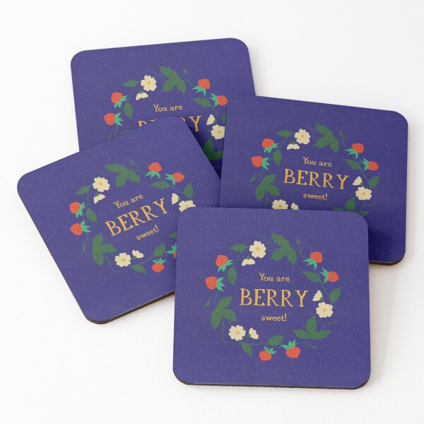 Item preview,  You Are Berry Sweet, Dark Blue designed and sold by Jaima-OLoughlin.