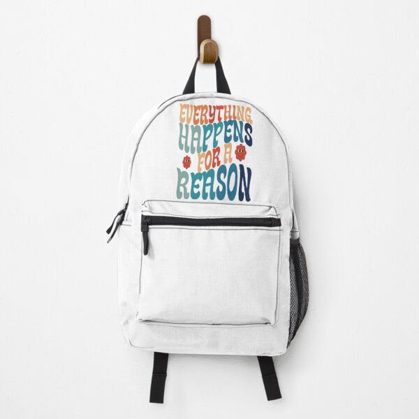 Item preview, Everything Happens For a Reason Groovy Slogan Graphic designed and sold by Jalib.