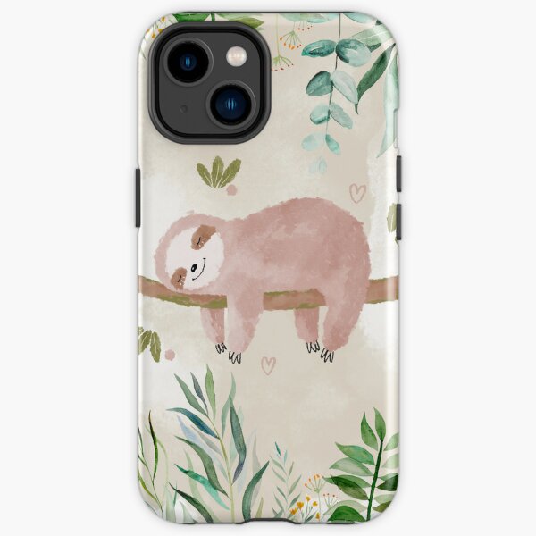 Sleepy Sloth  iPhone Tough Case