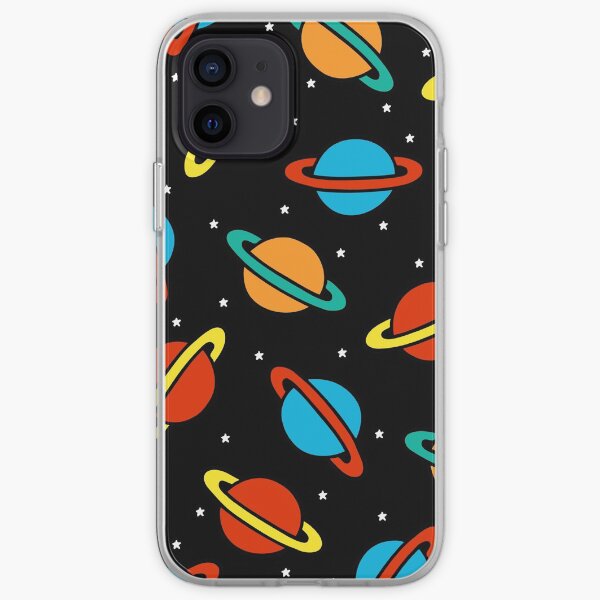 Space Planets Pattern iPhone Soft Case