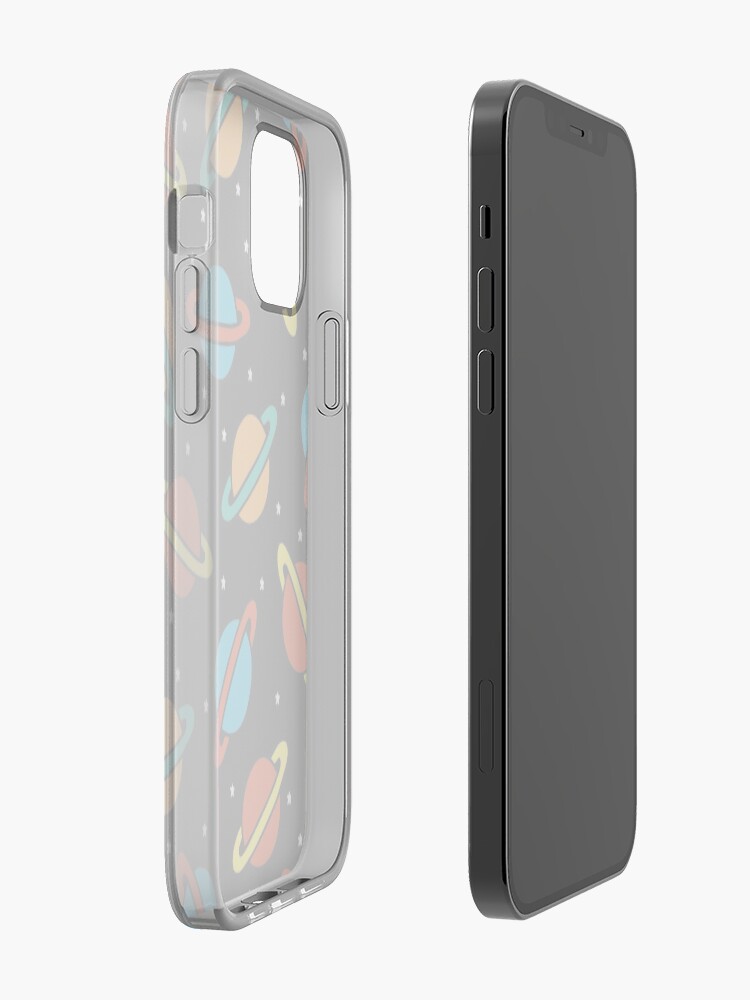 Alternate view of Space Planets Pattern iPhone Case & Cover