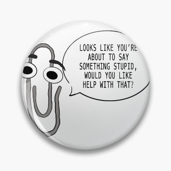 Item preview, Clippy designed and sold by MrsIndieRock.