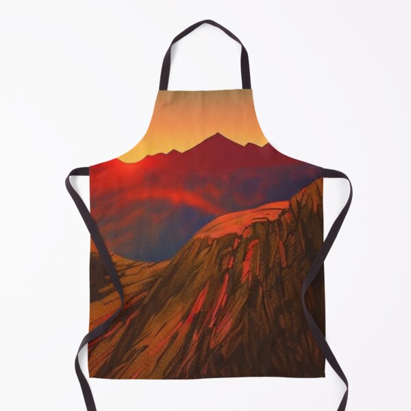 Item preview, Mountain beautiful sunset art (v3) designed and sold by cardia1991.
