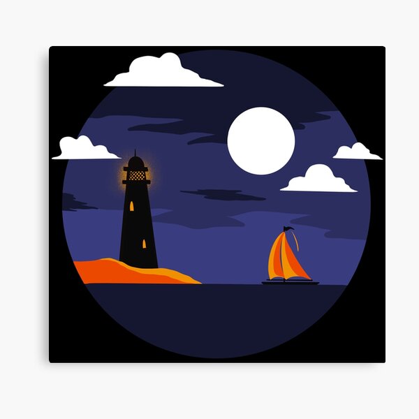 Item preview, Night At The Sea designed and sold by NadyaOrangeKiss.