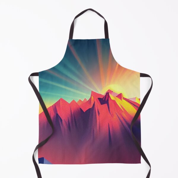 Item preview, Mountain beautiful sunset art designed and sold by cardia1991.
