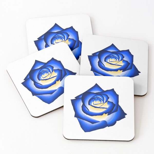 Aperçu de l'œuvre Rose bleue créée et vendue par KalNatArt.