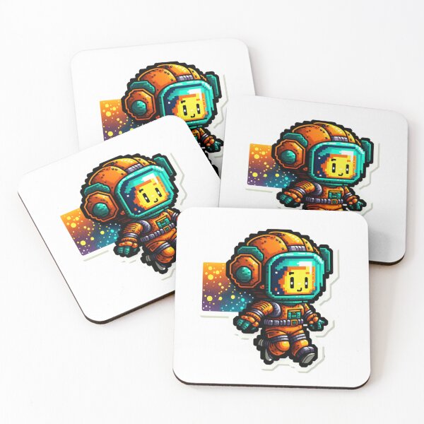 Item preview, Cosmic Explorer: Pixel Art Spaceman designed and sold by BASdesign.