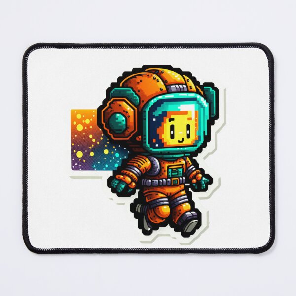 Item preview, Cosmic Explorer: Pixel Art Spaceman designed and sold by BASdesign.