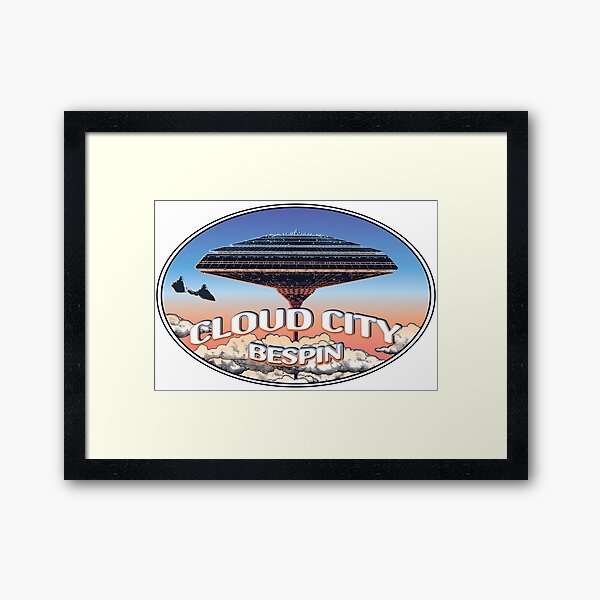 "Cloud City Souvenirs" - From Lando, to you! Framed Art Print