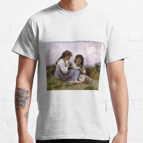 Vista previa del artículo con la obra «Un idilio infantil (1900) - William Bouguereau», diseñado y vendido por SALON DES ARTS.