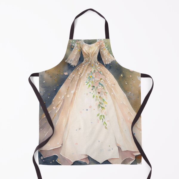 Item preview, A Wedding Dress Watercolor Baroque Bridal Gown designed and sold by CGSGraphics.