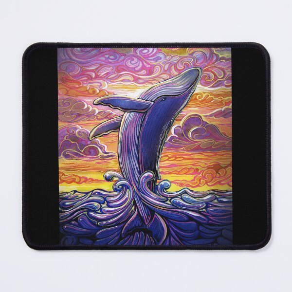 Item preview, Blue Whale breaching at sunrise designed and sold by Ty Meier.