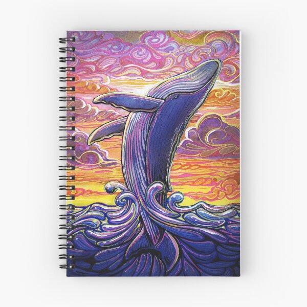 Item preview, Blue Whale breaching at sunrise designed and sold by Ty Meier.
