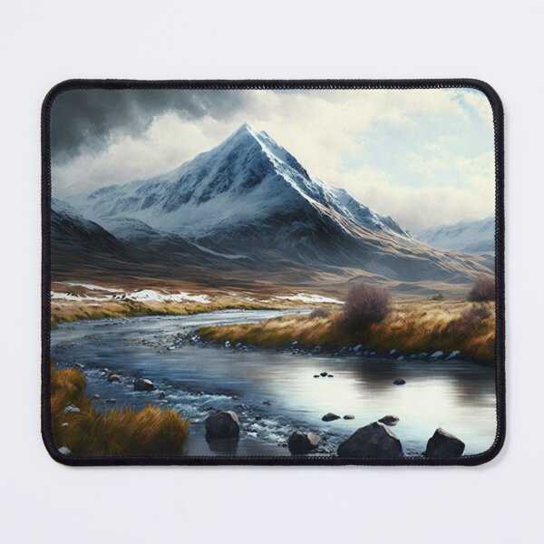Item preview, River Through the Snowy Mountains designed and sold by GarattDesign.