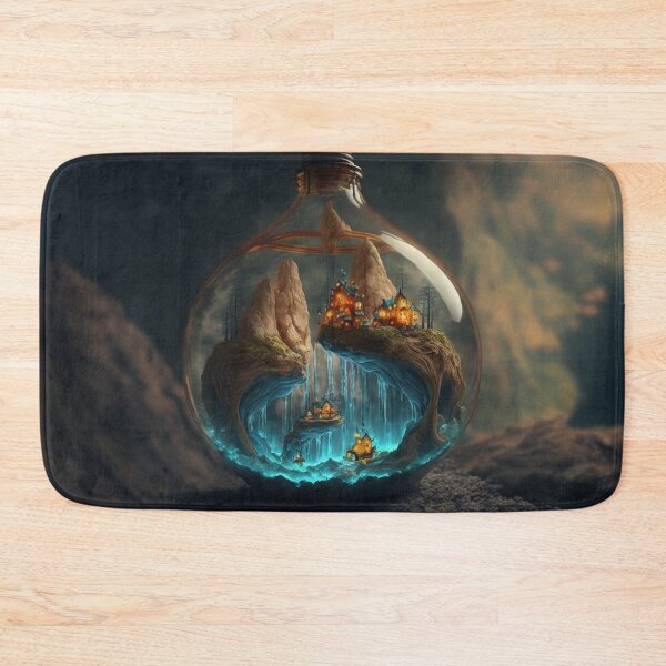 Item preview, Concept Art-Trapped In A Light Bulb designed and sold by letsgetinspired.