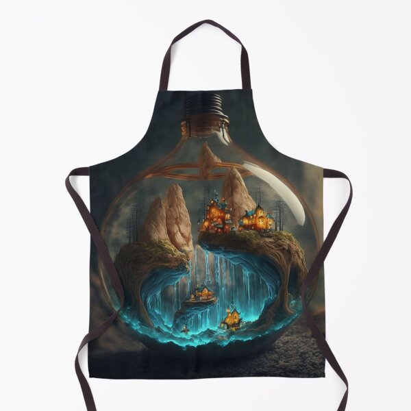 Item preview, Concept Art-Trapped In A Light Bulb designed and sold by letsgetinspired.