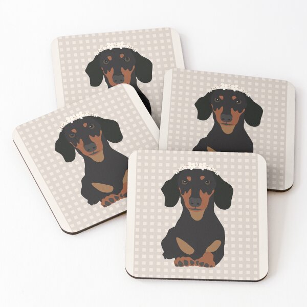 Item preview, DACHSHUND sausage dog pet cute designed and sold by Maz Monster.
