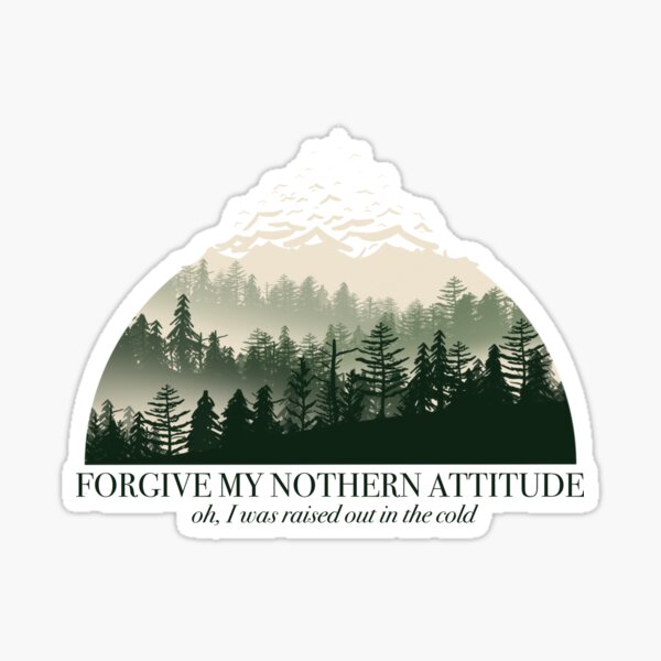 Northern Attitude Forest Sticker