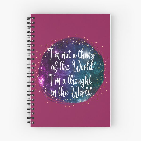 Item preview, I'm not a THING OF the World, I'm a THOUGHT IN the World designed and sold by Thewelllife.