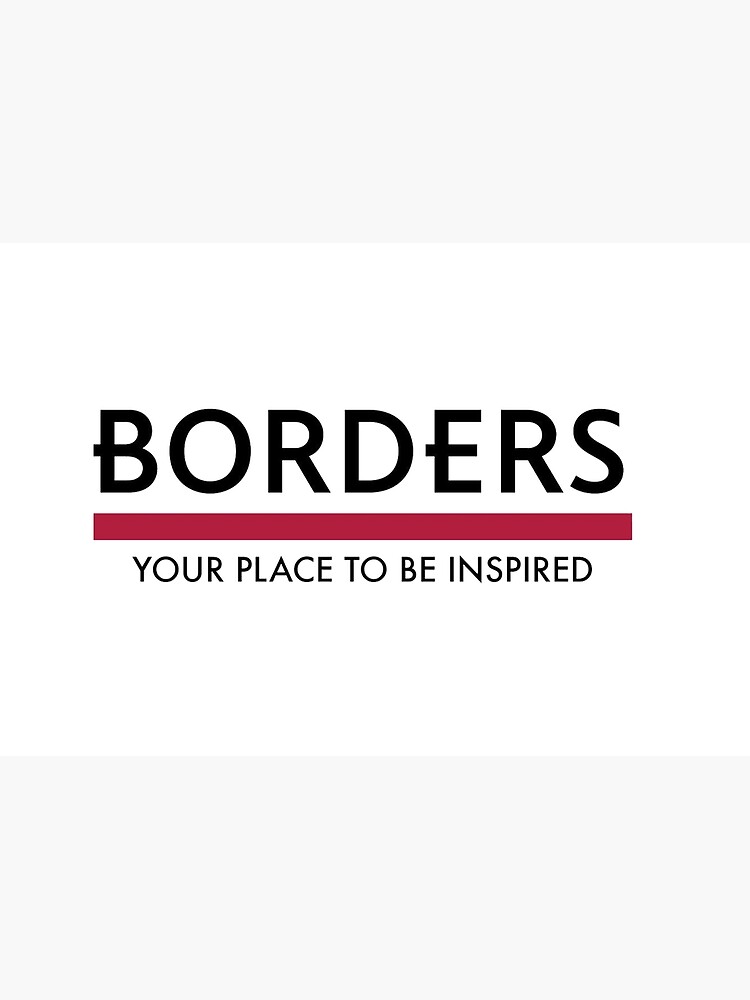 "Borders books logo" Poster for Sale by raptor3400 Redbubble