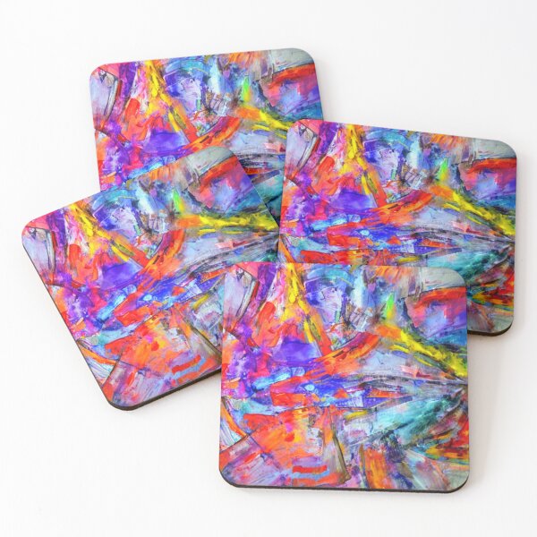 Item preview, Colorful Abstract Painting designed and sold by usama883.