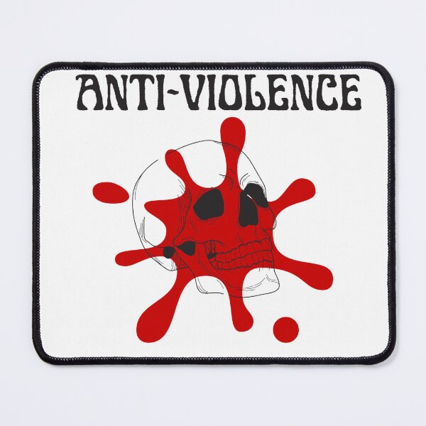 Item preview, Banski ANTI VIOLENCE skull blood  designed and sold by millx001.