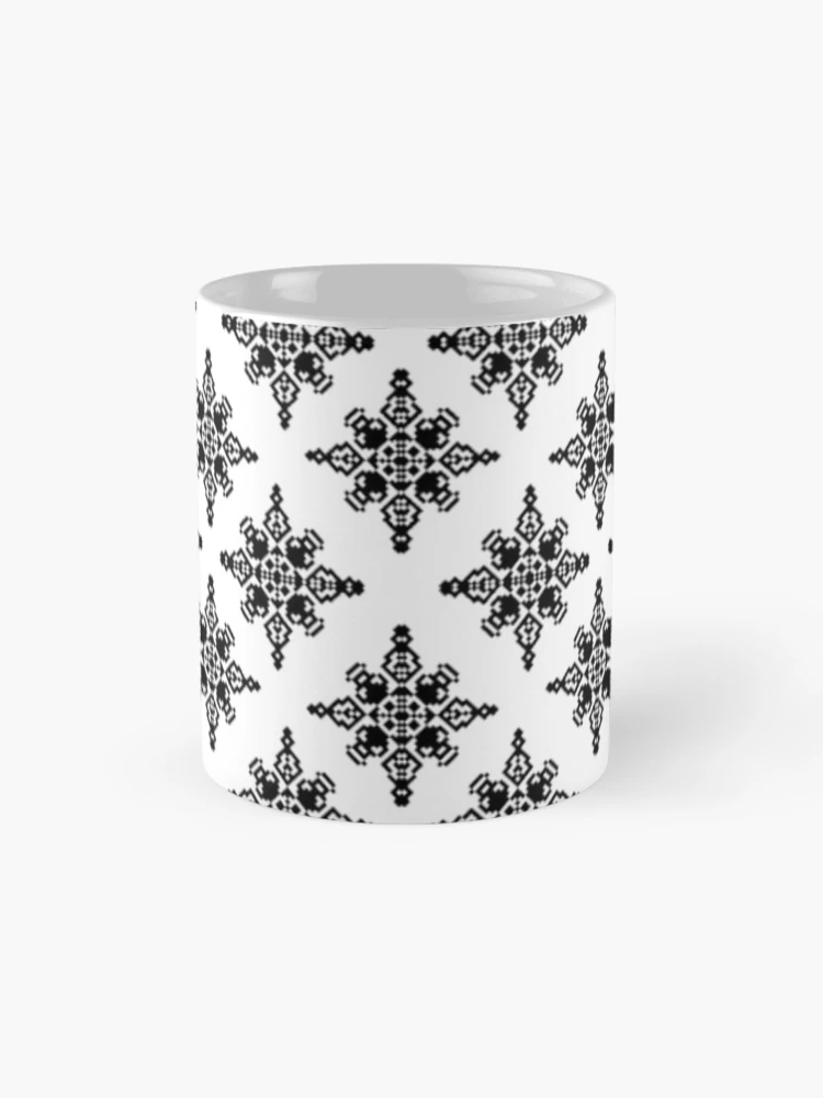 Thumbnail 4 of 6, Coffee Mug, Skullflake pattern designed and sold by Febooth19.