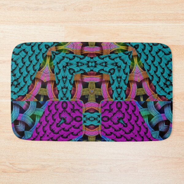 Item preview, EXHILARATING PAINTING BASKET OF COLORFUL WEAVES ABSTRACT GEOMETRIC PATTERNS designed and sold by Ralek.