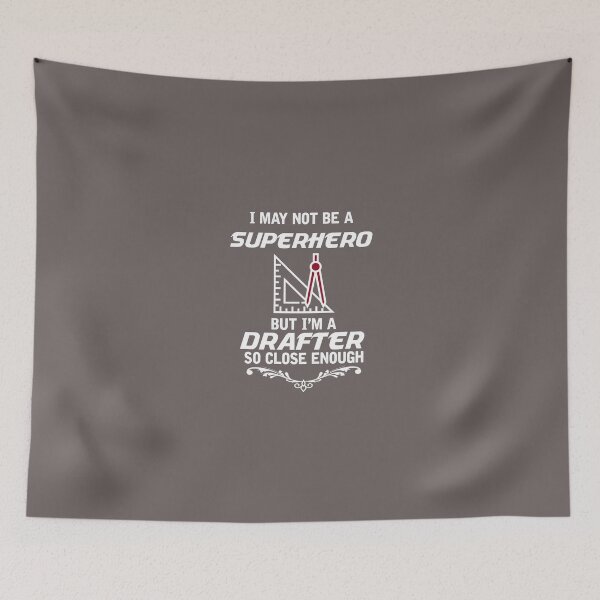 Item preview, Not Superhero But Drafter designed and sold by AlwaysAwesome.