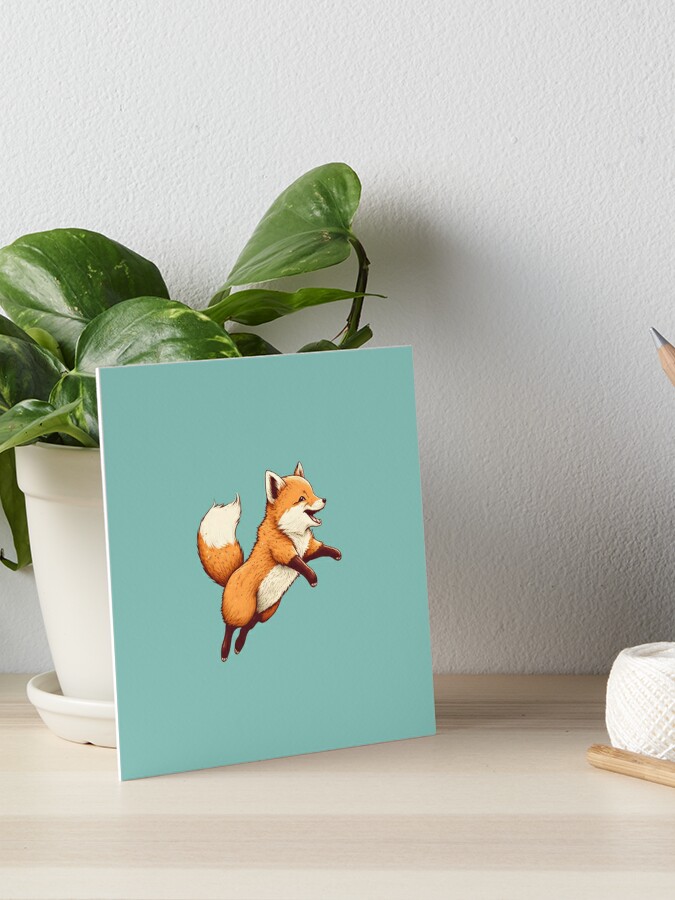 Speedy Flying Foxy Sticker for Sale by CutePlanetEarth