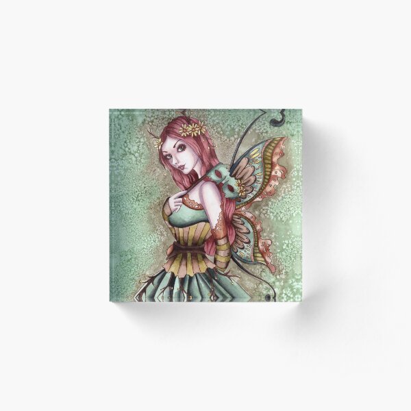 Arden - Masquerade Fairy Acrylic Block