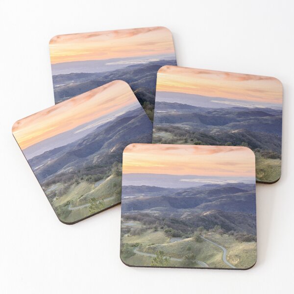 Item preview, Sunset over Mt Hamilton and Silicon Valley designed and sold by yhelfman.