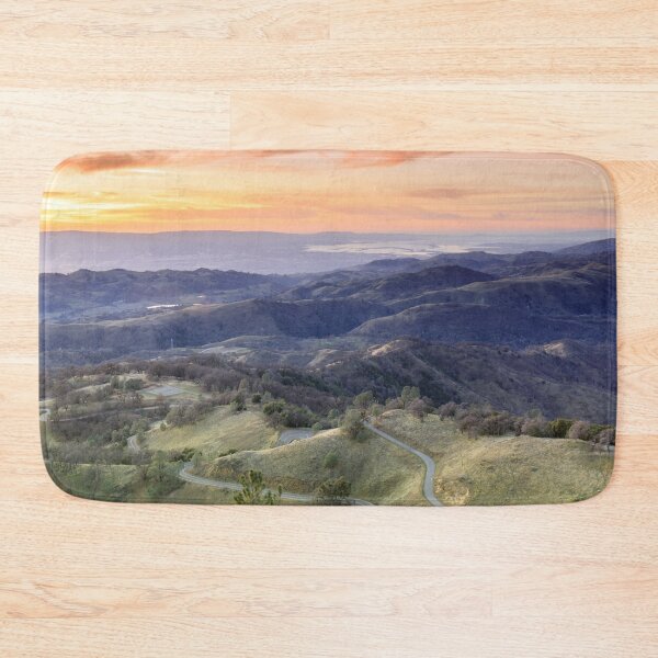 Item preview, Sunset over Mt Hamilton and Silicon Valley designed and sold by yhelfman.