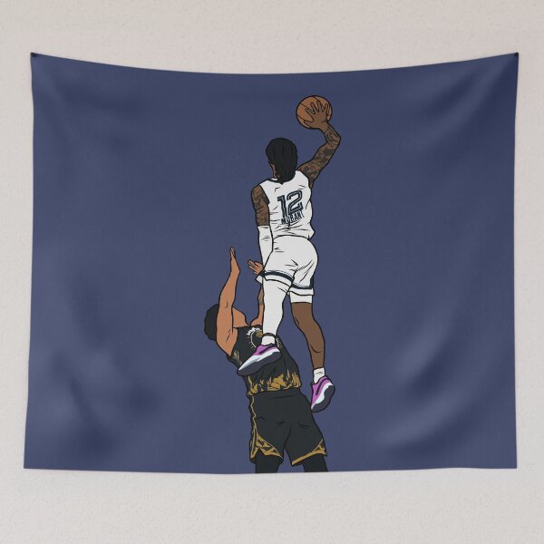 Item preview, Ja Morant Almost Dunks on Anthony Lamb designed and sold by RatTrapTees.