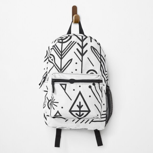 Item preview, Black and White  Minimalistic Tribe Pattern designed and sold by thisisallahoax.