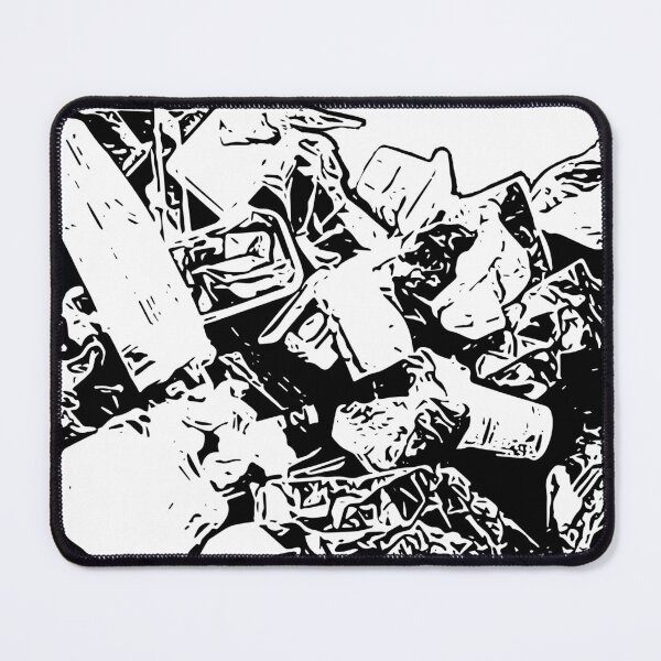 Item preview, Pop Art Plastic Garbage Illustration designed and sold by U-WESTDESIGN.