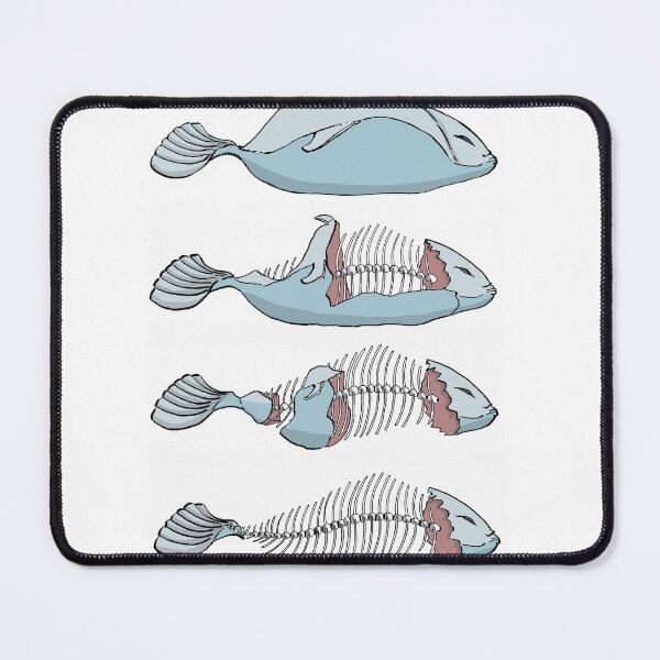 Item preview, 4 times fish to the bone illustration designed and sold by U-WESTDESIGN.